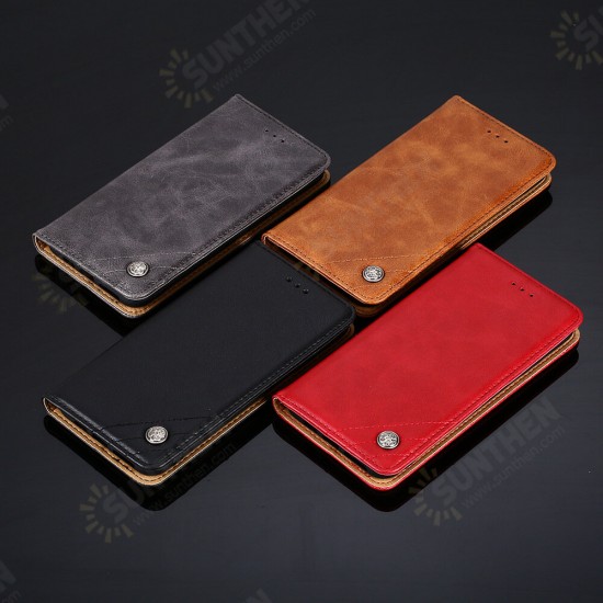 For POCO X3 PRO/ POCO X3 NFC Case Retro Flip with Multi-Card Slot PU Leather Shockproof Full Body Protective Case