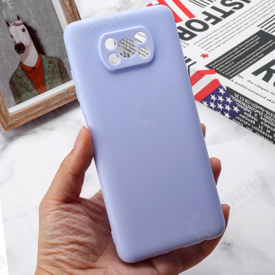 For POCO X3 Pro/ POCO X3 NFC Case Pure Shockproof Anti-Scratch Ultra-Thin Soft TPU Protective Case