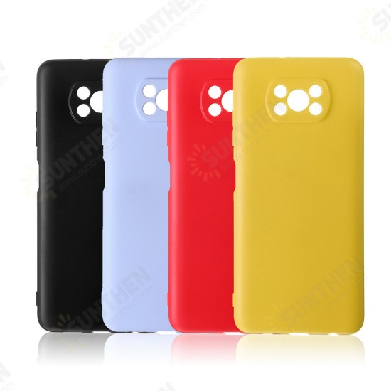 For POCO X3 Pro/ POCO X3 NFC Case Pure Shockproof Anti-Scratch Ultra-Thin Soft TPU Protective Case