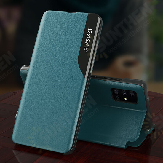 For Samsung Galaxy A51 / Galaxy A71 Case Magnetic Flip Smart Sleep Window View Shockproof PU Leather Full Cover Protective Case For Samsung Galaxy A51 / Galaxy A71 Case Magnetic Flip Smart Sleep Window View Shockproof PU Leather Full Cover Protective Case