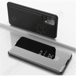 For Samsung Galaxy A52 5G Case Foldable Flip Plating Mirror Window View Shockproof Full Cover Protective Case For Samsung Galaxy A52 5G Case Foldable Flip Plating Mirror Window View Shockproof Full Cover Protective Case