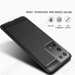 For Samsung Galaxy S21+ / Galaxy S21 / Galaxy S21 Ultra Case Carbon Fiber Texture with Lens Protector Shockproof Silicone Protective Case Back Cover For Samsung Galaxy S21+ / Galaxy S21 / Galaxy S21 Ultra Case Carbon Fiber Texture with Lens Protector Shockproof Silicone Protective Case Back Cover