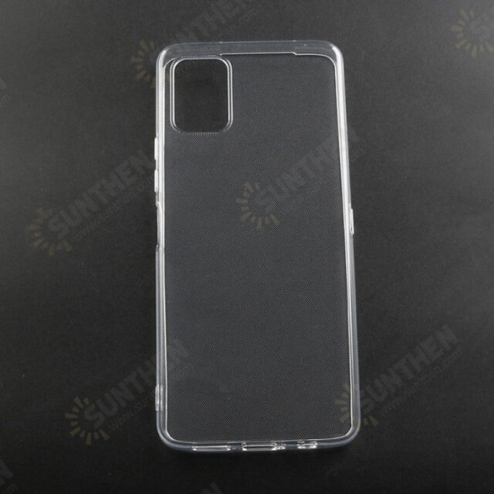 For A11 Pro Max Case Black/ Transparent Non-Yellow Soft TPU Protective Case Back Cover