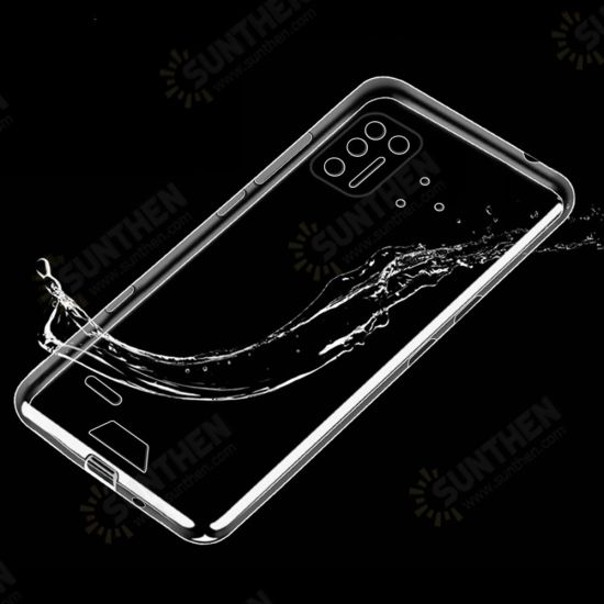 For BISON GT Global Bands Case Crystal Clear Transparent with Airbags Non-Yellow Soft TPU Protective Case