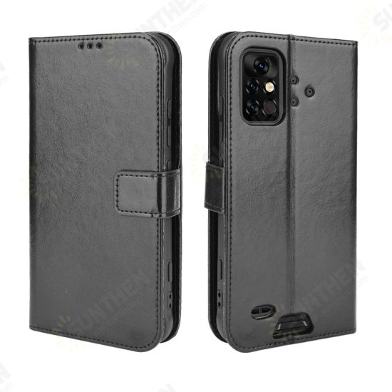 For Bison Pro Case Magnetic Flip with Multiple Card Slot Folding Stand PU Leather Shockproof Full Cover Protective Case