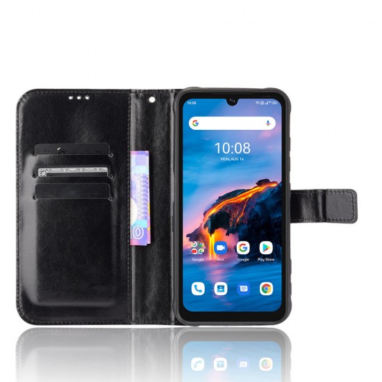 For Bison Pro Case Magnetic Flip with Multiple Card Slot Folding Stand PU Leather Shockproof Full Cover Protective Case