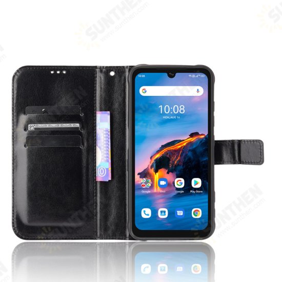 For Bison Pro Case Magnetic Flip with Multiple Card Slot Folding Stand PU Leather Shockproof Full Cover Protective Case