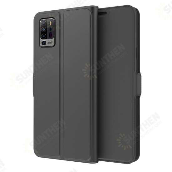 For 11 5G / 11T 5G Case Magnetic Flip with Card Holder Stand PU Leather Shockproof Protective Case