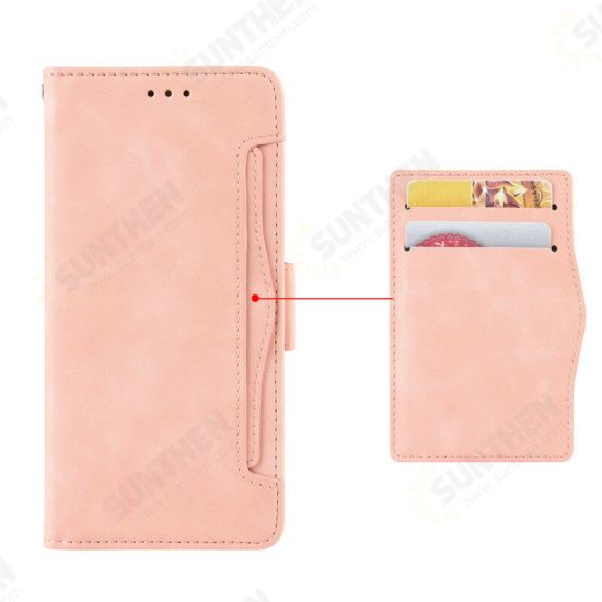 For 11 5G/ 11T 5G Case Magnetic Flip with Multiple Card Slot Wallet Folding Stand PU Leather Shockproof Full Cover Protective Case