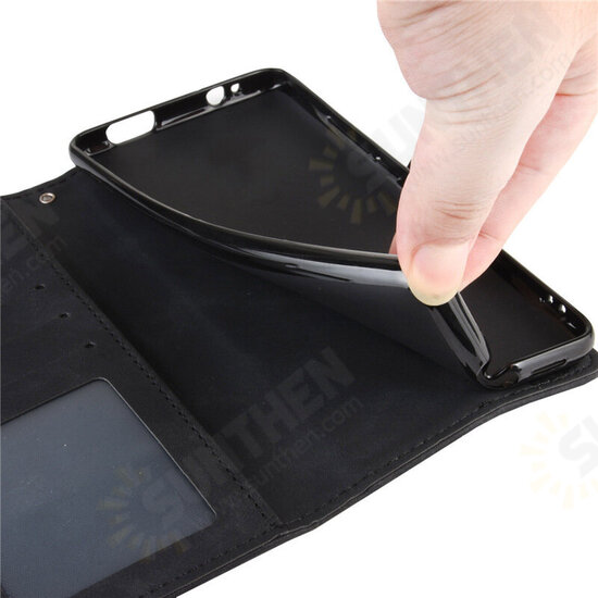 For Note 11P Case Magnetic Flip with Multiple Card Slot Wallet Folding Stand PU Leather Shockproof Full Cover Protective Case