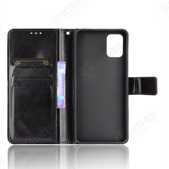 For A11 Case Magnetic Flip with Multiple Card Slot Folding Stand PU Leather Shockproof Full Cover Protective Case