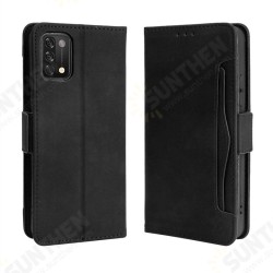 For A11 Case Magnetic Flip with Multiple Card Slot Wallet Folding Stand PU Leather Shockproof Full Cover Protective Case