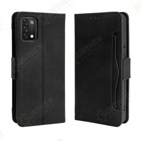 For A11 Case Magnetic Flip with Multiple Card Slot Wallet Folding Stand PU Leather Shockproof Full Cover Protective Case