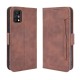 For A11 Pro Max Case Magnetic Flip with Multiple Card Slot Wallet Folding Stand PU Leather Shockproof Full Cover Protective Case