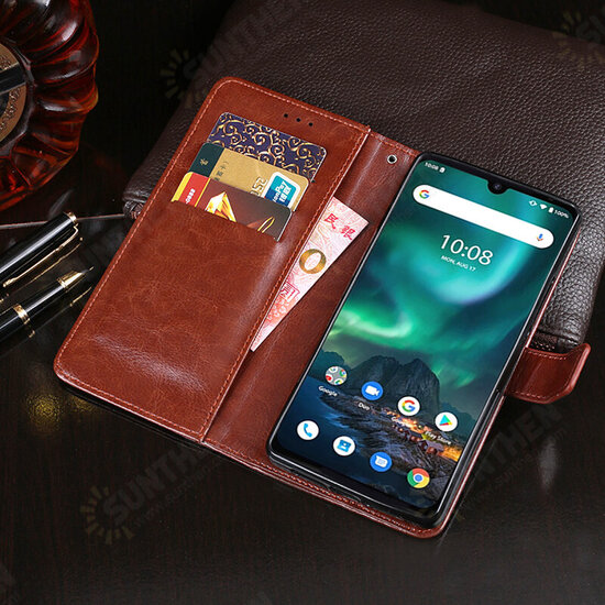 For Bison Case Litchi Pattern Magnetic Flip with Multiple Card Slots Wallet Foldable Stand Shockproof PU Leather Full Body Protective Case For Bison Case Litchi Pattern Magnetic Flip with Multiple Card Slots Wallet Foldable Stand Shockproof PU Leather Full Body Protective Case