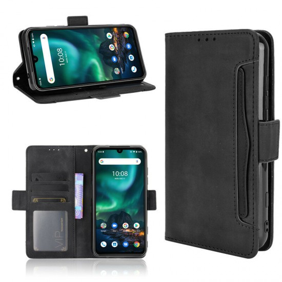 For Bison GT Case Magnetic Flip with Multiple Card Slot Wallet Folding Stand PU Leather Shockproof Full Cover Protective Case