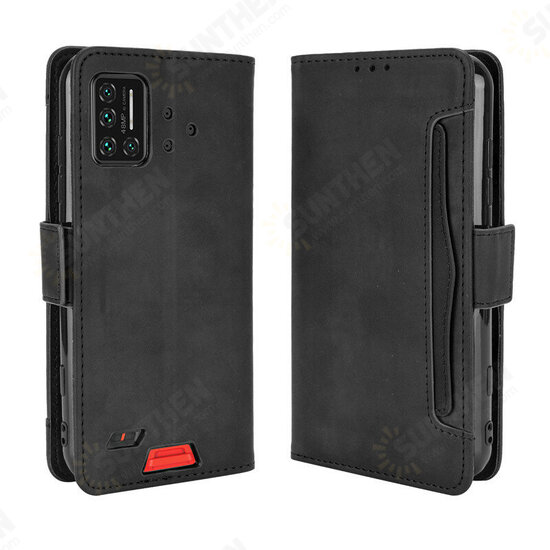 For Bison GT Case Magnetic Flip with Multiple Card Slot Wallet Folding Stand PU Leather Shockproof Full Cover Protective Case