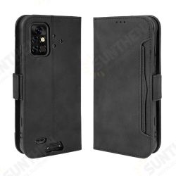 For Bison Pro Case Magnetic Flip with Multiple Card Slot Wallet Folding Stand PU Leather Shockproof Full Cover Protective Case