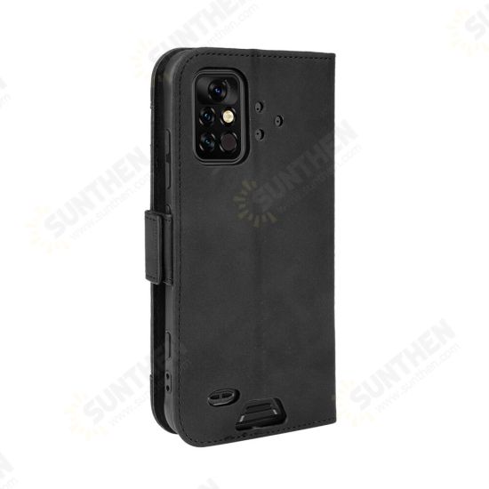 For Bison Pro Case Magnetic Flip with Multiple Card Slot Wallet Folding Stand PU Leather Shockproof Full Cover Protective Case