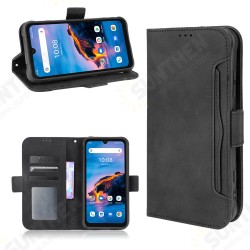 For Bison Pro Case Magnetic Flip with Multiple Card Slot Wallet Folding Stand PU Leather Shockproof Full Cover Protective Case