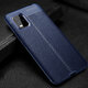 For Xiaomi Mi 10 Lite Case Litchi Pattern Shockproof PU Leather TPU Soft Protective Case Back Cover Non-original