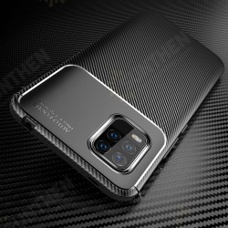 For Xiaomi Mi 10 Lite Case Luxury Carbon Fiber Pattern Shockproof Silicone Protective Case Back Cover Non-original For Xiaomi Mi 10 Lite Case Luxury Carbon Fiber Pattern Shockproof Silicone Protective Case Back Cover Non-original