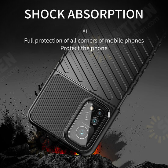 For Xiaomi Mi 10T / Mi 10T Pro Case Anti-Slip Anti-Scratch Shockproof Soft Silicone Protective Case Back Cover Non-Original