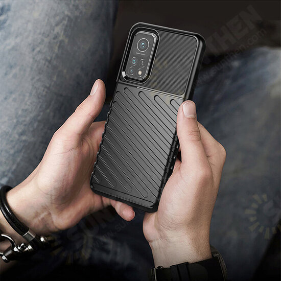 For Xiaomi Mi 10T / Mi 10T Pro Case Anti-Slip Anti-Scratch Shockproof Soft Silicone Protective Case Back Cover Non-Original