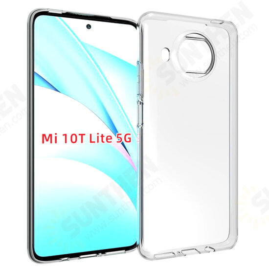 For Xiaomi Mi 10T Lite 5G / Redmi Note 9 Pro 5G Case Crystal Clear Transparent Ultra-Thin Non-Yellow Soft TPU Protective Case Non-Original