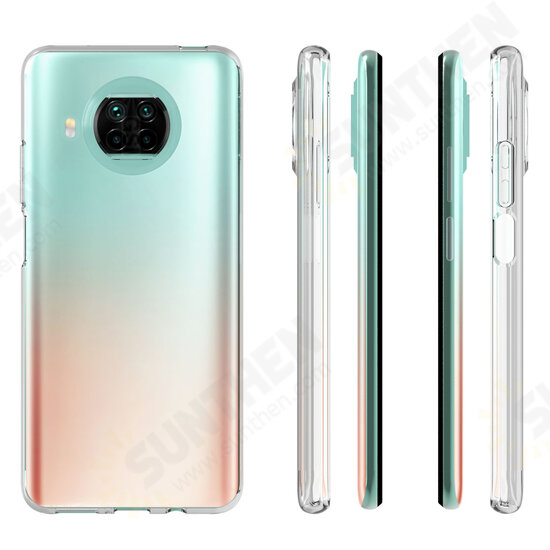 For Xiaomi Mi 10T Lite 5G / Redmi Note 9 Pro 5G Case Crystal Clear Transparent Ultra-Thin Non-Yellow Soft TPU Protective Case Non-Original