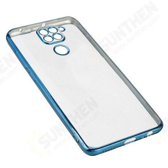 For Xiaomi Mi 10T Lite 5G / Redmi Note 9 Pro 5G Case Plating with Lens Protector Ultra-Thin Anti-Fingerprint Shockproof Transparent Soft TPU Protective Case For Xiaomi Mi 10T Lite 5G / Redmi Note 9 Pro 5G Case Plating with Lens Protector Ultra-Thin Anti-Fingerprint Shockproof Transparent Soft TPU Protective Case