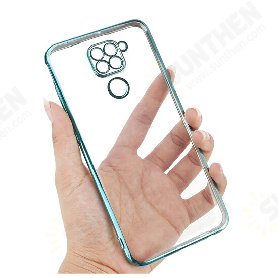 For Xiaomi Mi 10T Lite 5G / Redmi Note 9 Pro 5G Case Plating with Lens Protector Ultra-Thin Anti-Fingerprint Shockproof Transparent Soft TPU Protective Case For Xiaomi Mi 10T Lite 5G / Redmi Note 9 Pro 5G Case Plating with Lens Protector Ultra-Thin Anti-Fingerprint Shockproof Transparent Soft TPU Protective Case