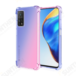 For Xiaomi Mi 10T/10T Pro Case Gradient Color with Four-Corner Airbags Shockproof Translucent Soft TPU Protective Case | Non-original For Xiaomi Mi 10T/10T Pro Case Gradient Color with Four-Corner Airbags Shockproof Translucent Soft TPU Protective Case | Non-original