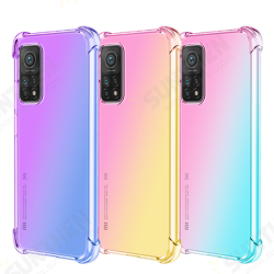 For Xiaomi Mi 10T/10T Pro Case Gradient Color with Four-Corner Airbags Shockproof Translucent Soft TPU Protective Case | Non-original For Xiaomi Mi 10T/10T Pro Case Gradient Color with Four-Corner Airbags Shockproof Translucent Soft TPU Protective Case | Non-original