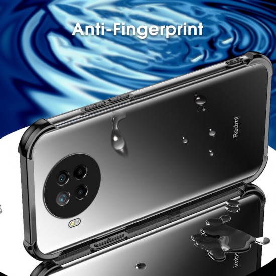 For Xiaomi Mi 11 Case 2 in 1 Plating with Airbag Lens Protector Ultra-Thin Anti-Fingerprint Shockproof Transparent Soft TPU Protective Case Non-Original