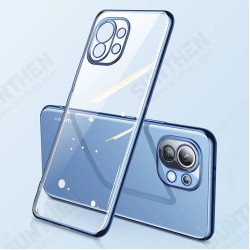 For Xiaomi Mi 11 Case 2 in 1 Plating with Airbag Lens Protector Ultra-Thin Anti-Fingerprint Shockproof Transparent Soft TPU Protective Case Non-Original For Xiaomi Mi 11 Case 2 in 1 Plating with Airbag Lens Protector Ultra-Thin Anti-Fingerprint Shockproof Transparent Soft TPU Protective Case Non-Original