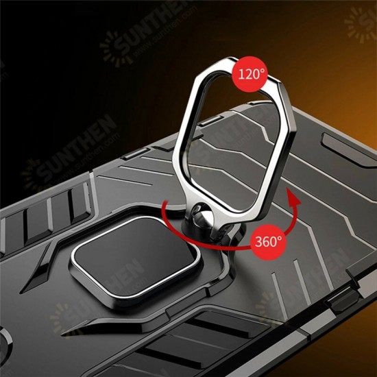 For Xiaomi Mi 11 Case Shockproof Magnetic with 360 Rotation Finger Ring Holder Stand PC Protective Case Non-Original