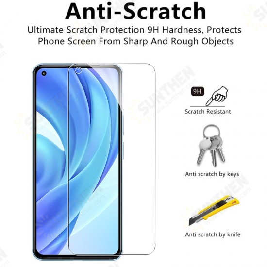 Accessories Set 9H Anti-Explosion Full Glue Full Coverage Tempered Glass Screen Protector + Transparent Ultra-Thin Non-Yellow Soft TPU Protective Case