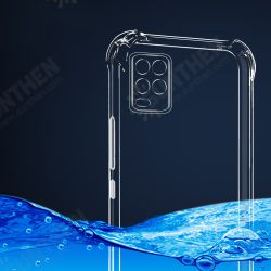 For Xiaomi Mi Note 10 Lite Case Air Bag Shockproof Lens Protect Transparent Non-yellow Soft TPU Protective Case Non-original