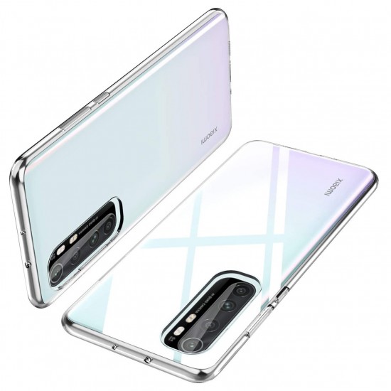 For Xiaomi Mi Note 10 Lite Case Crystal Transparent Shockproof Hard PC Non-yellow Protective Case Non-original