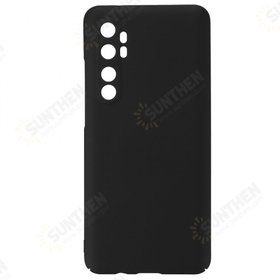 For Xiaomi Mi Note 10 Lite Case Silky Smooth Anti-fingerprint Shockproof Hard PC Protective Case with Lens Protector Non-original