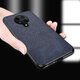 For Xiaomi Poco F2 Pro Case Anti-fingerprint Cotton Cloth PU Leather Protective Case Back Cover Non-original