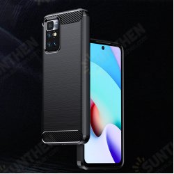 For Xiaomi Redmi 10 Case Carbon Fiber Texture Shockproof TPU Protective Case Back Cover Non-Original For Xiaomi Redmi 10 Case Carbon Fiber Texture Shockproof TPU Protective Case Back Cover Non-Original