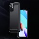 For Xiaomi Redmi 10 Case Carbon Fiber Texture Shockproof TPU Protective Case Back Cover Non-Original