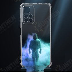 For Xiaomi Redmi 10 Case with Airbags Lens Protector Shockproof Transparent Non-Yellow Soft TPU Protective Case Non-Original For Xiaomi Redmi 10 Case with Airbags Lens Protector Shockproof Transparent Non-Yellow Soft TPU Protective Case Non-Original