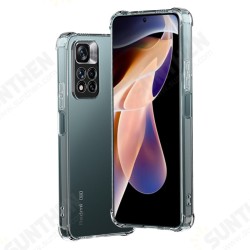 For Xiaomi Redmi 10 Case with Airbags Lens Protector Shockproof Transparent Non-Yellow Soft TPU Protective Case Non-Original For Xiaomi Redmi 10 Case with Airbags Lens Protector Shockproof Transparent Non-Yellow Soft TPU Protective Case Non-Original