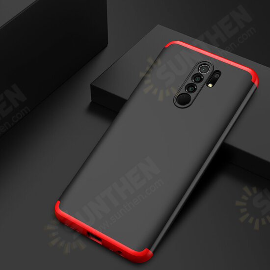 For Xiaomi Redmi 9 Case 3 in 1 Detachable Double Dip with Lens Protect Anti-fingerprint Shockproof PC Protective Case Non-original For Xiaomi Redmi 9 Case 3 in 1 Detachable Double Dip with Lens Protect Anti-fingerprint Shockproof PC Protective Case Non-original