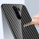For Xiaomi Redmi 9 Case Carbon Fiber Pattern Gradient Color Tempered Glass Shockproof Scratch Resistant Protective Case Non-original For Xiaomi Redmi 9 Case Carbon Fiber Pattern Gradient Color Tempered Glass Shockproof Scratch Resistant Protective Case Non-original