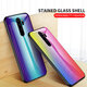 For Xiaomi Redmi 9 Case Carbon Fiber Pattern Gradient Color Tempered Glass Shockproof Scratch Resistant Protective Case Non-original For Xiaomi Redmi 9 Case Carbon Fiber Pattern Gradient Color Tempered Glass Shockproof Scratch Resistant Protective Case Non-original