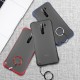 For Xiaomi Redmi 9 Case Frameless Ultra Thin Matte with Finger Ring Hard PC Protective Case Back Cover Non-original